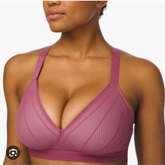 [32DD] 2019 Lululemon Awake To Lace Bra In Plumful Smoky Blush - Picture 2 of 9